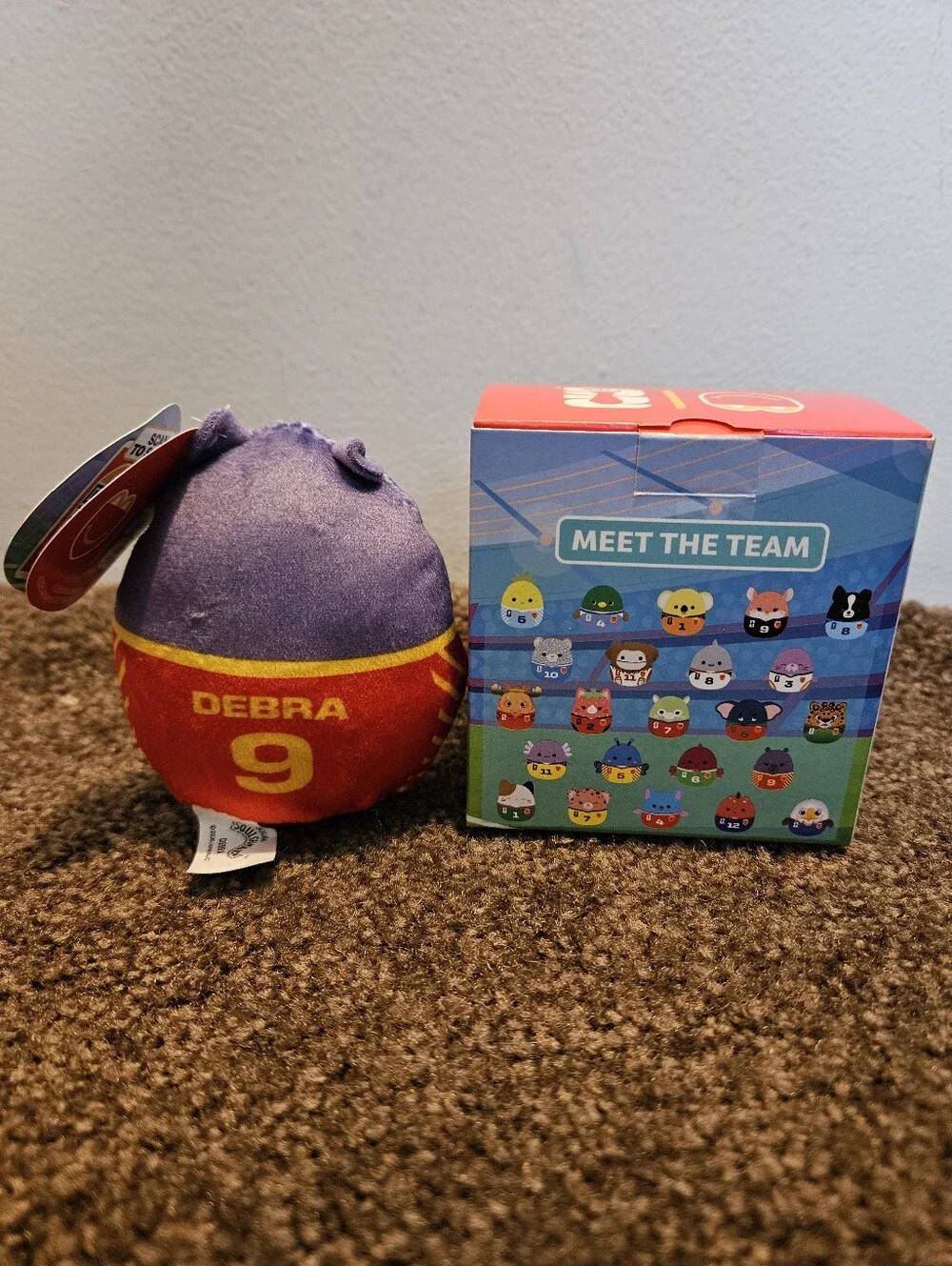 Squishmallows Debra the Capybara 2026 FIFA World Cup McDonald's Happy Meal Toy